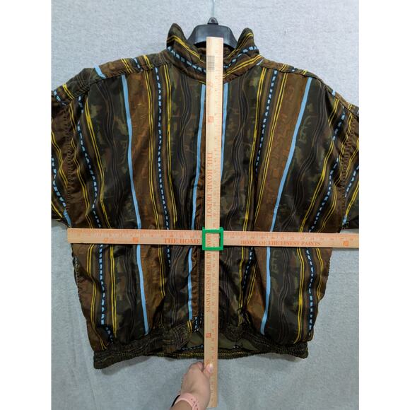 Kaktus Jacket Women's Plus 3X Multicolor Western Boho Full Zip Ethnic Vintage - Picture 3 of 8